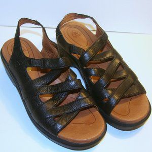 ARIAT 93570 Strappy Black Leather Sandals